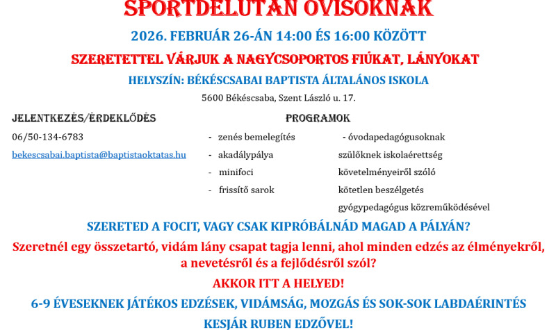 Sportdélután