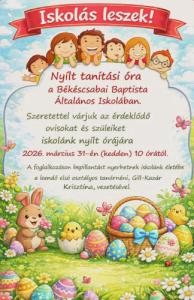 Nyílt tanítási óra