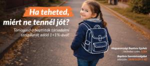 Támogatás adó 1 százalékával